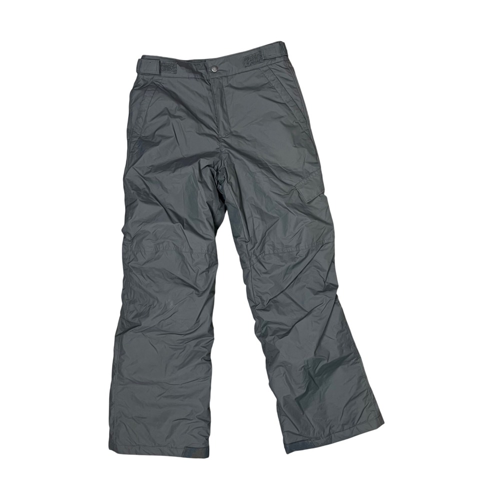 Columbia Kids Snow Pants Ski Insulated Waterproof Youth Large L Gray Outgrown